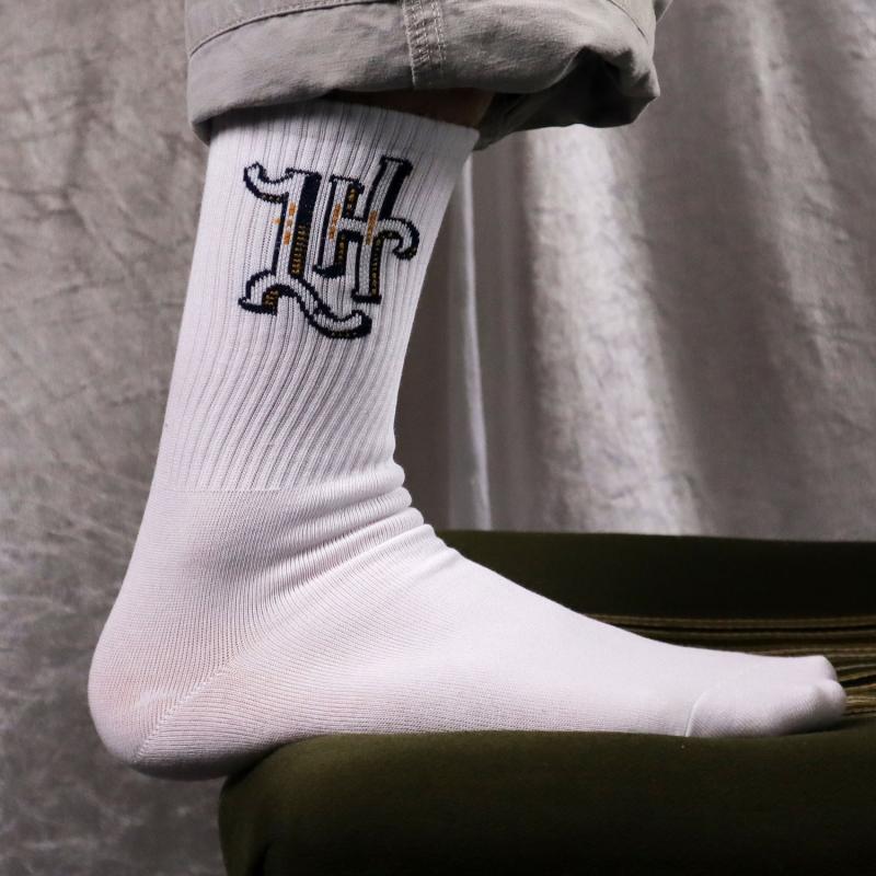Sokker – Hvide med LH-logo
