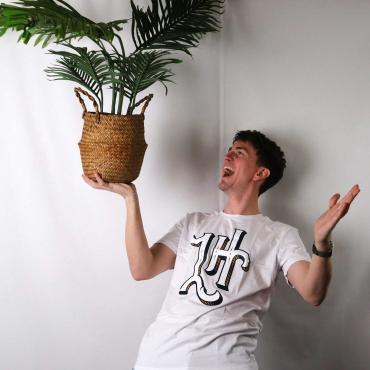 LH T-shirt, hvid